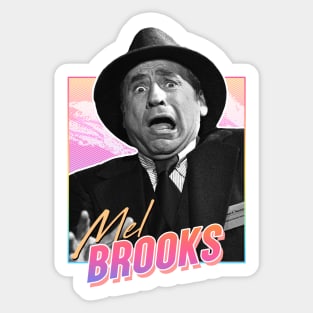 Mel Brooks - 80s retro Sticker